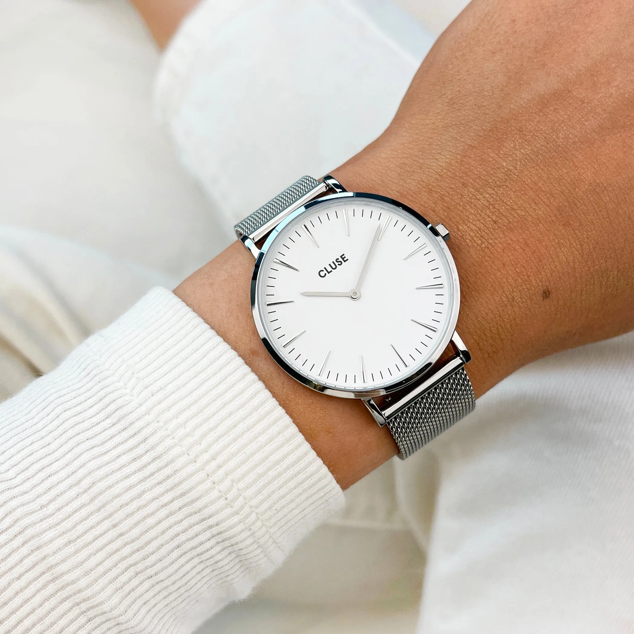 Strap 18 mm Mesh Silver Colour