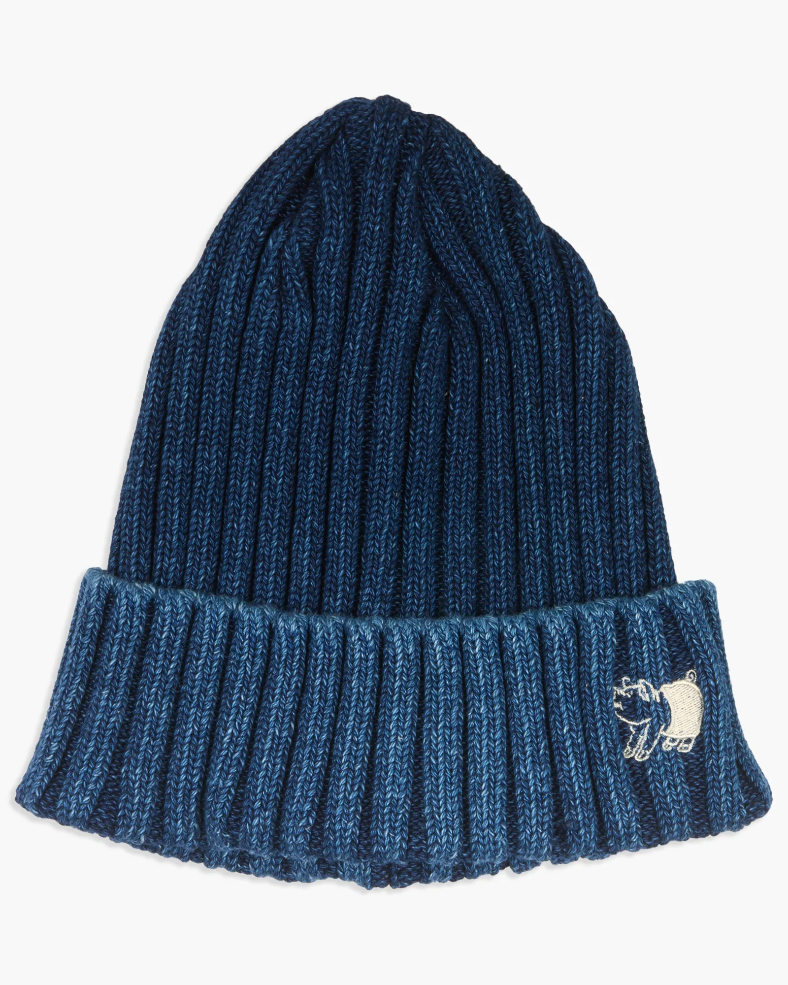 Studio D'Artisan 7481 Indigo Knit Beanie - Light Indigo