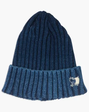 Studio D'Artisan 7481 Indigo Knit Beanie - Light Indigo