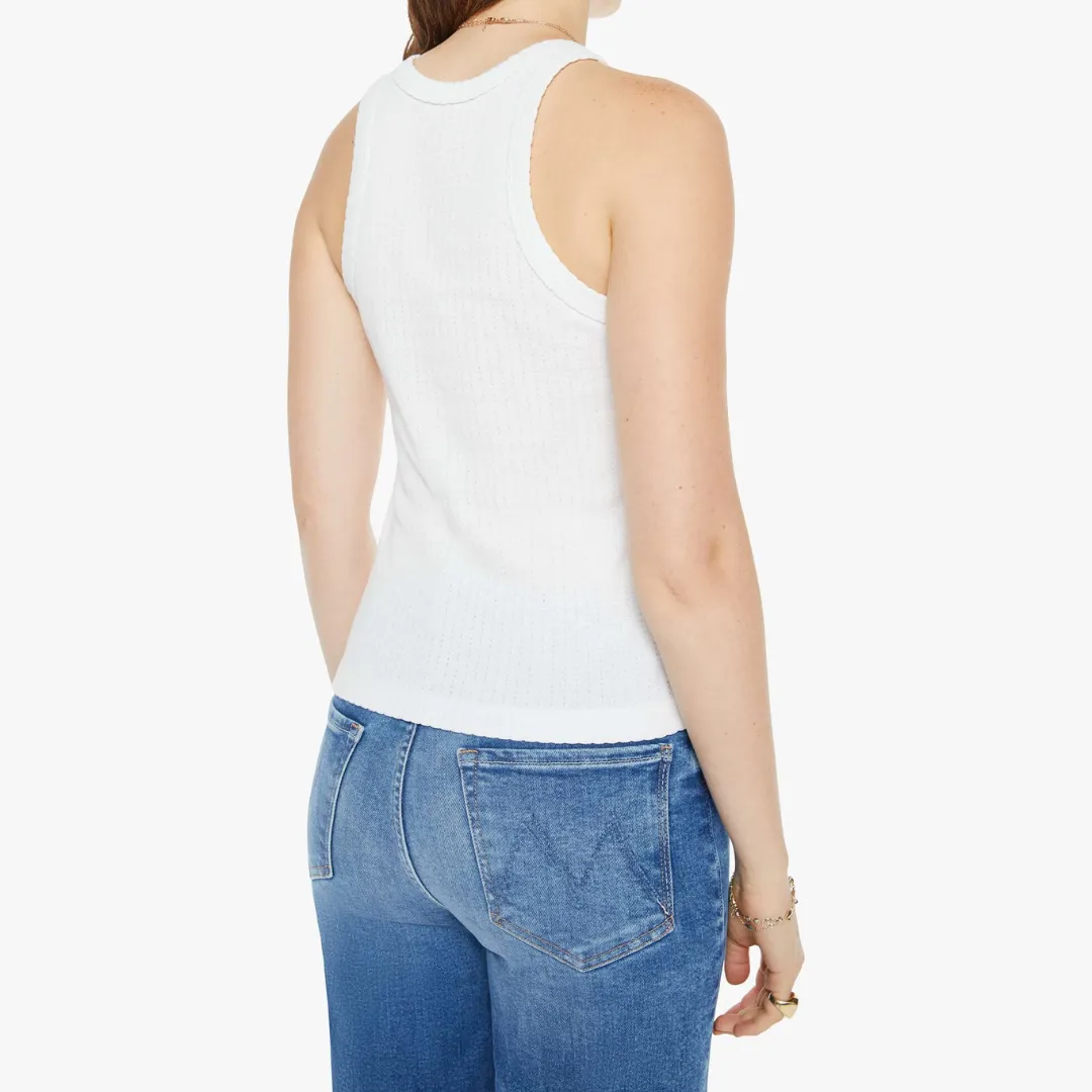 The Chin Up Tank (White)