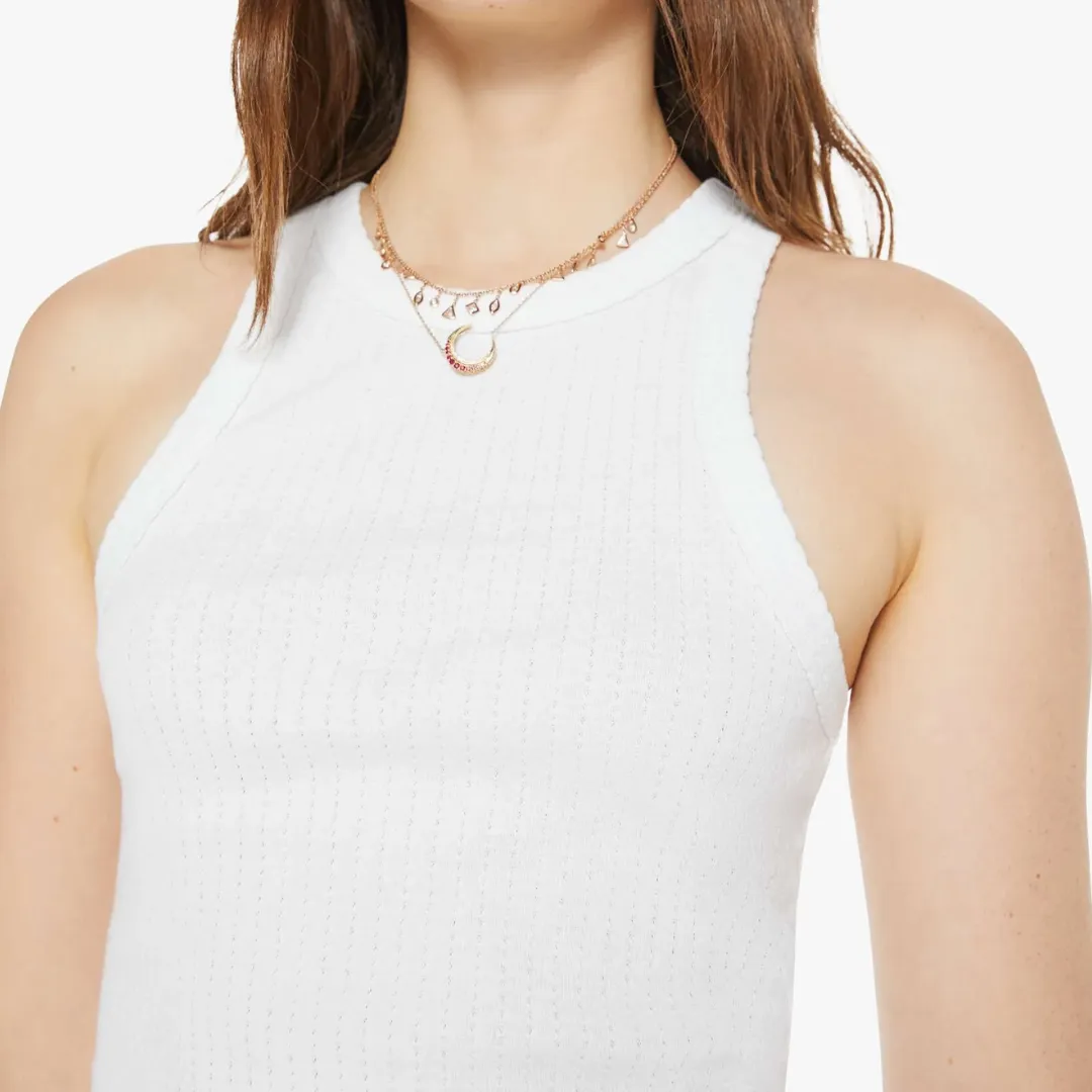 The Chin Up Tank (White)