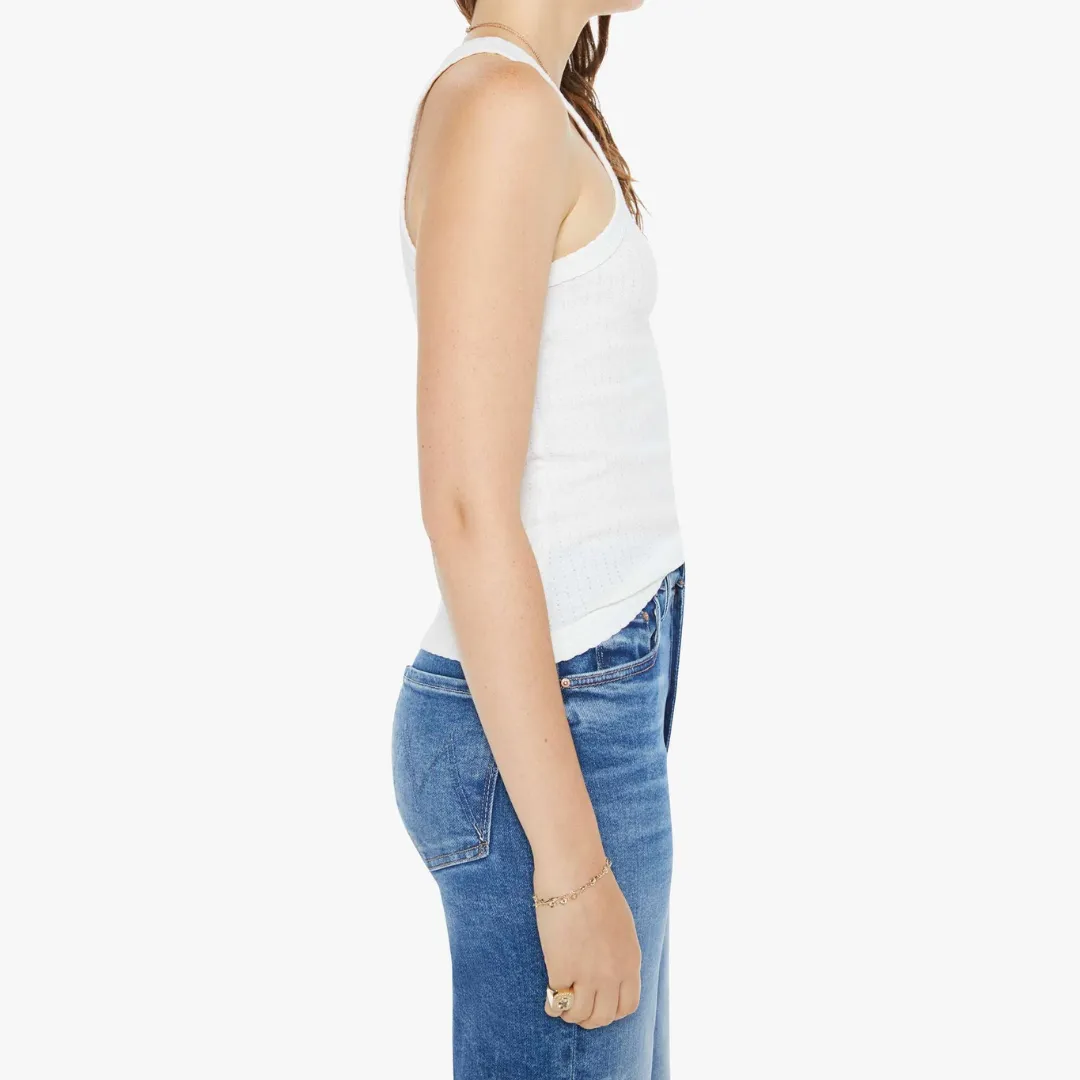 The Chin Up Tank (White)