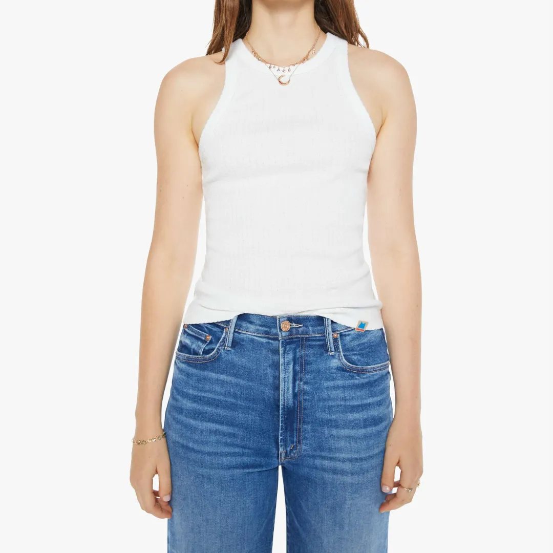 The Chin Up Tank (White)