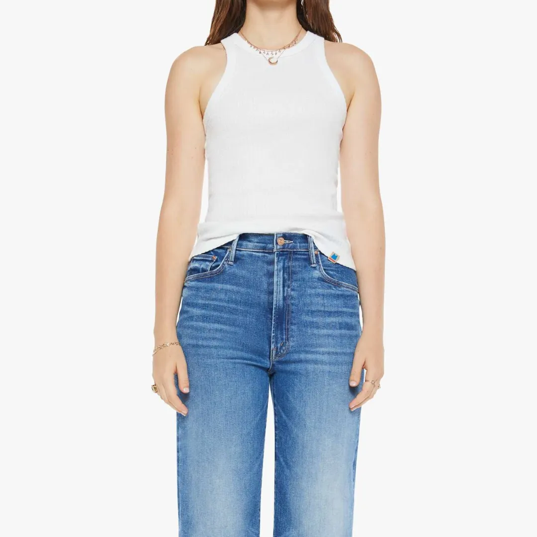 The Chin Up Tank (White)