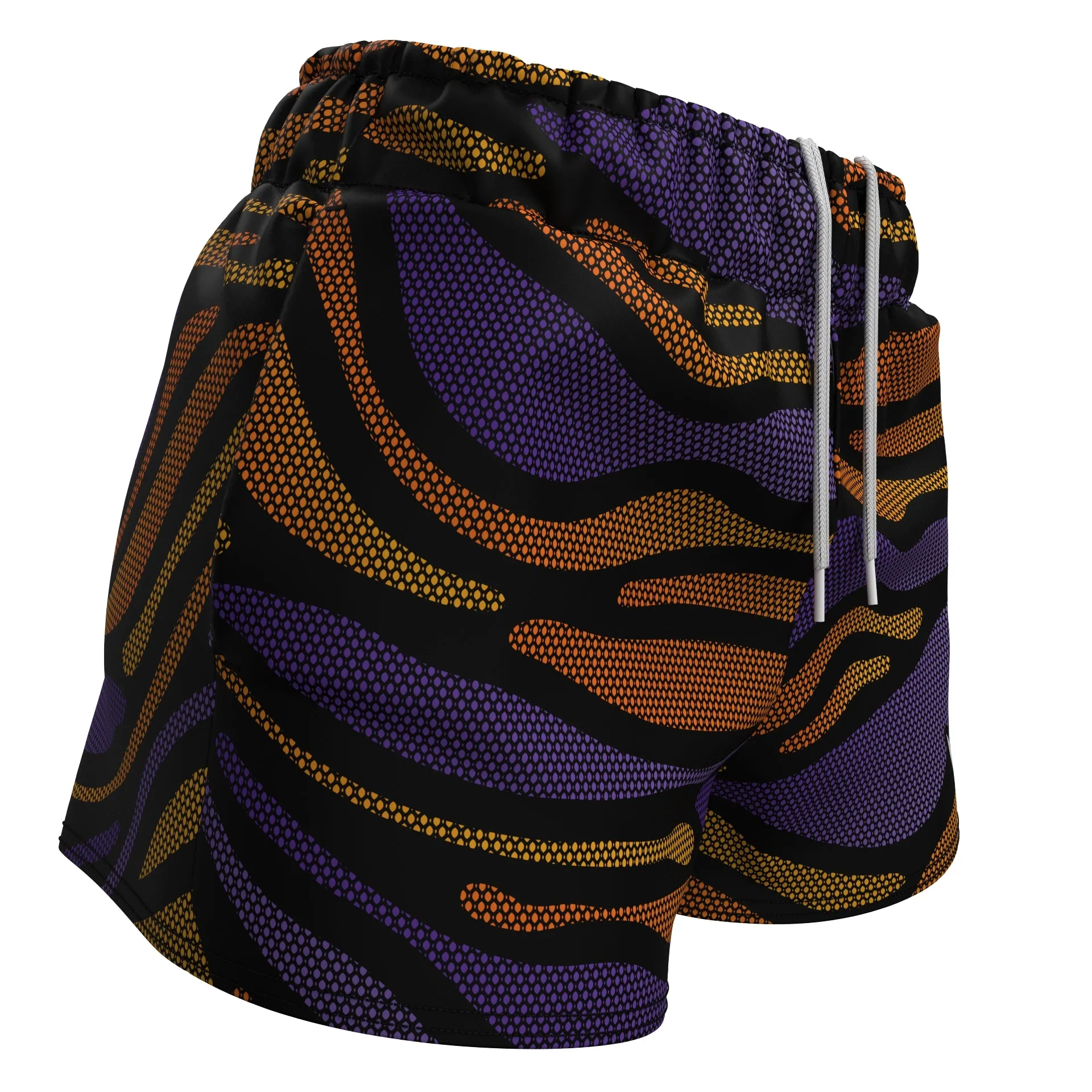 Tigerdelic (Women's Sports Shorts - Recycled Polyester)