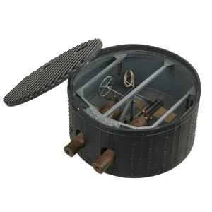 U.S. Contemporary Model of Civil War USS Monitor Ironclad Warship Turret by Navy Veteran and Award Winning Modeler John Ficklen