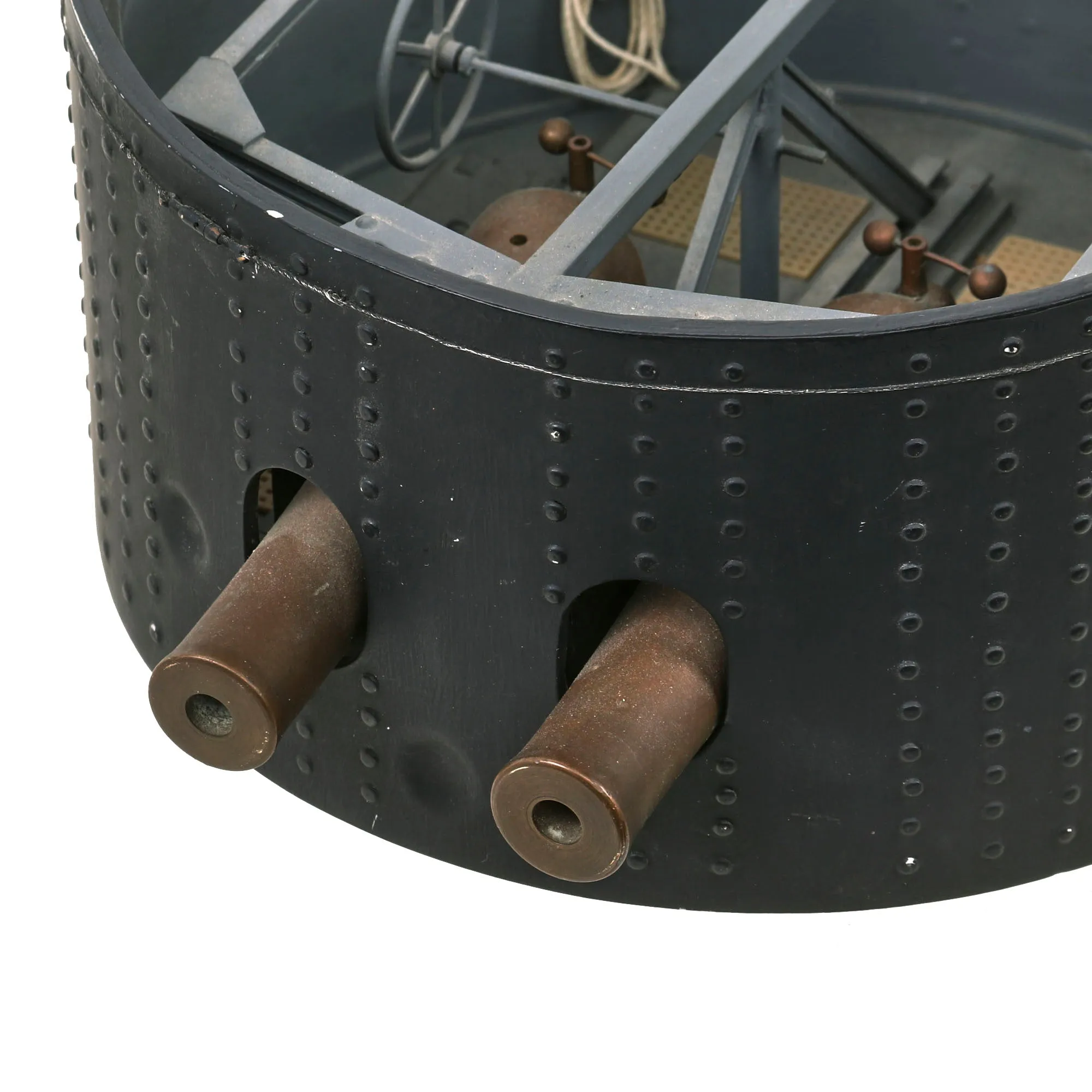 U.S. Contemporary Model of Civil War USS Monitor Ironclad Warship Turret by Navy Veteran and Award Winning Modeler John Ficklen