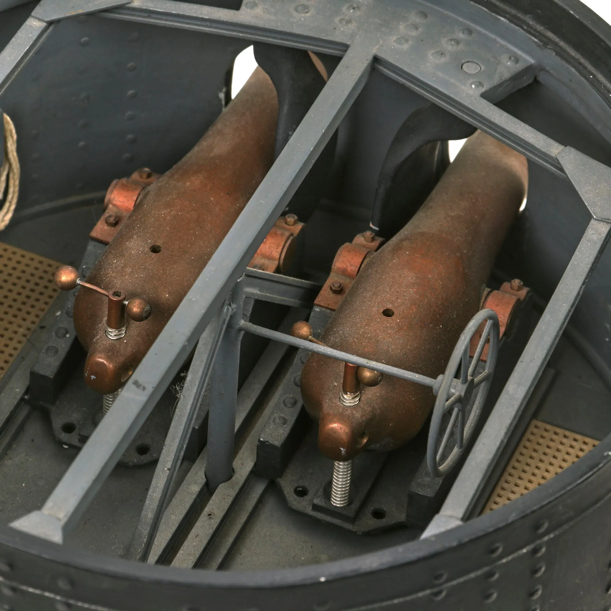 U.S. Contemporary Model of Civil War USS Monitor Ironclad Warship Turret by Navy Veteran and Award Winning Modeler John Ficklen