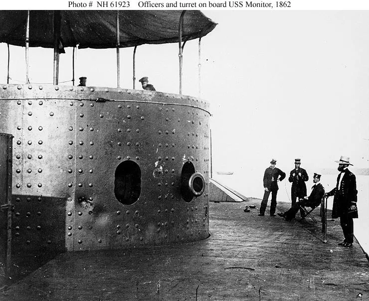 U.S. Contemporary Model of Civil War USS Monitor Ironclad Warship Turret by Navy Veteran and Award Winning Modeler John Ficklen