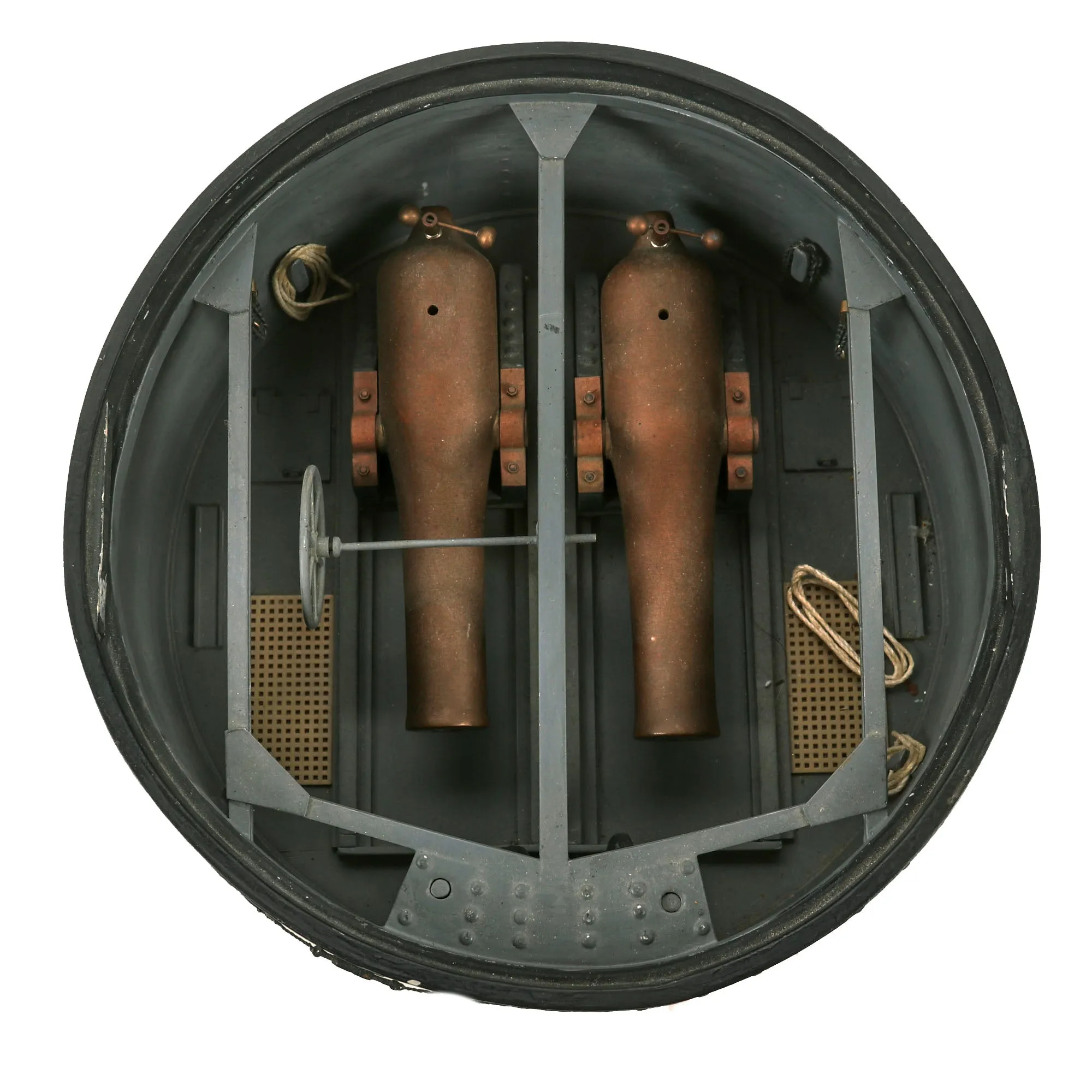 U.S. Contemporary Model of Civil War USS Monitor Ironclad Warship Turret by Navy Veteran and Award Winning Modeler John Ficklen