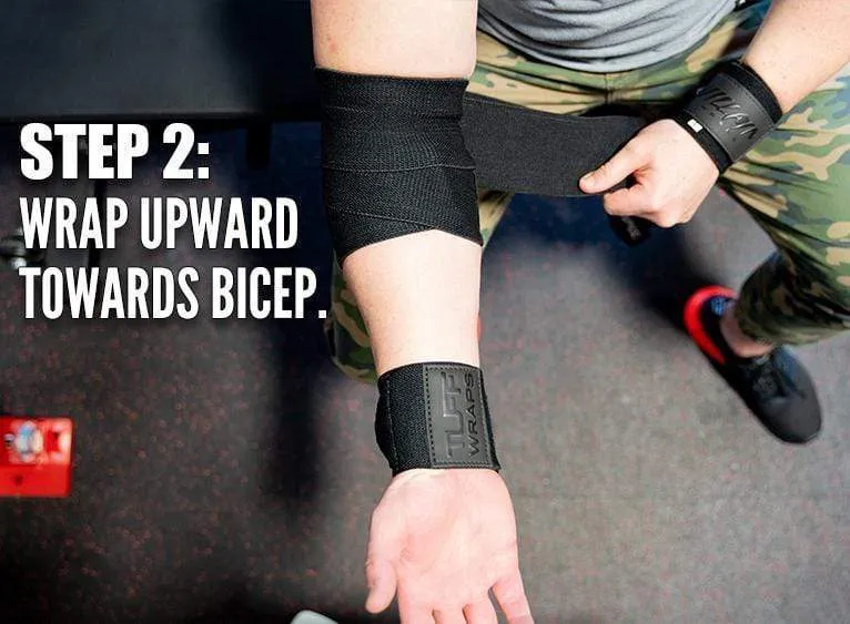 Villain Elbow Wraps - All Black