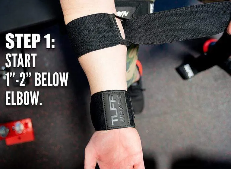 Villain Elbow Wraps - All Black