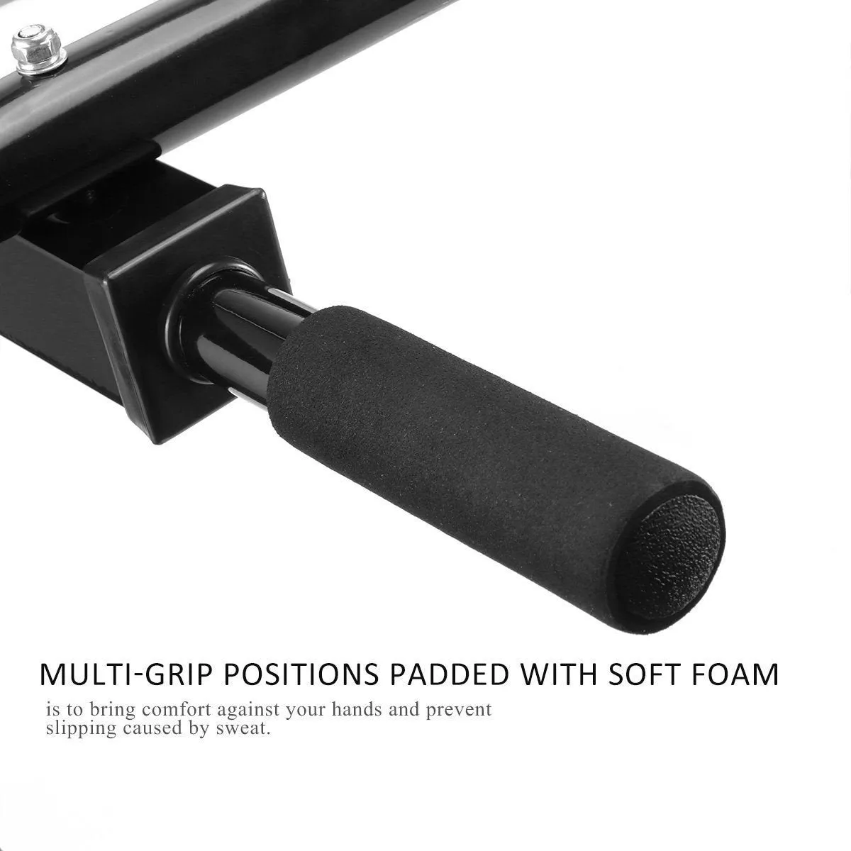 Wall Mounted Chin Up Bar Black