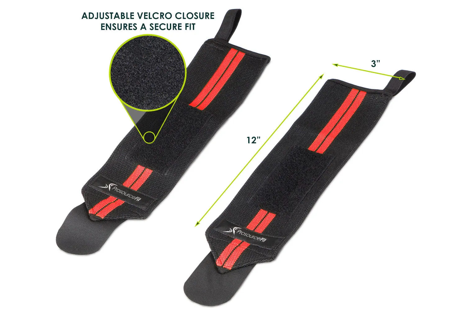 Weight Lifting Wrist Wrap with Loop
