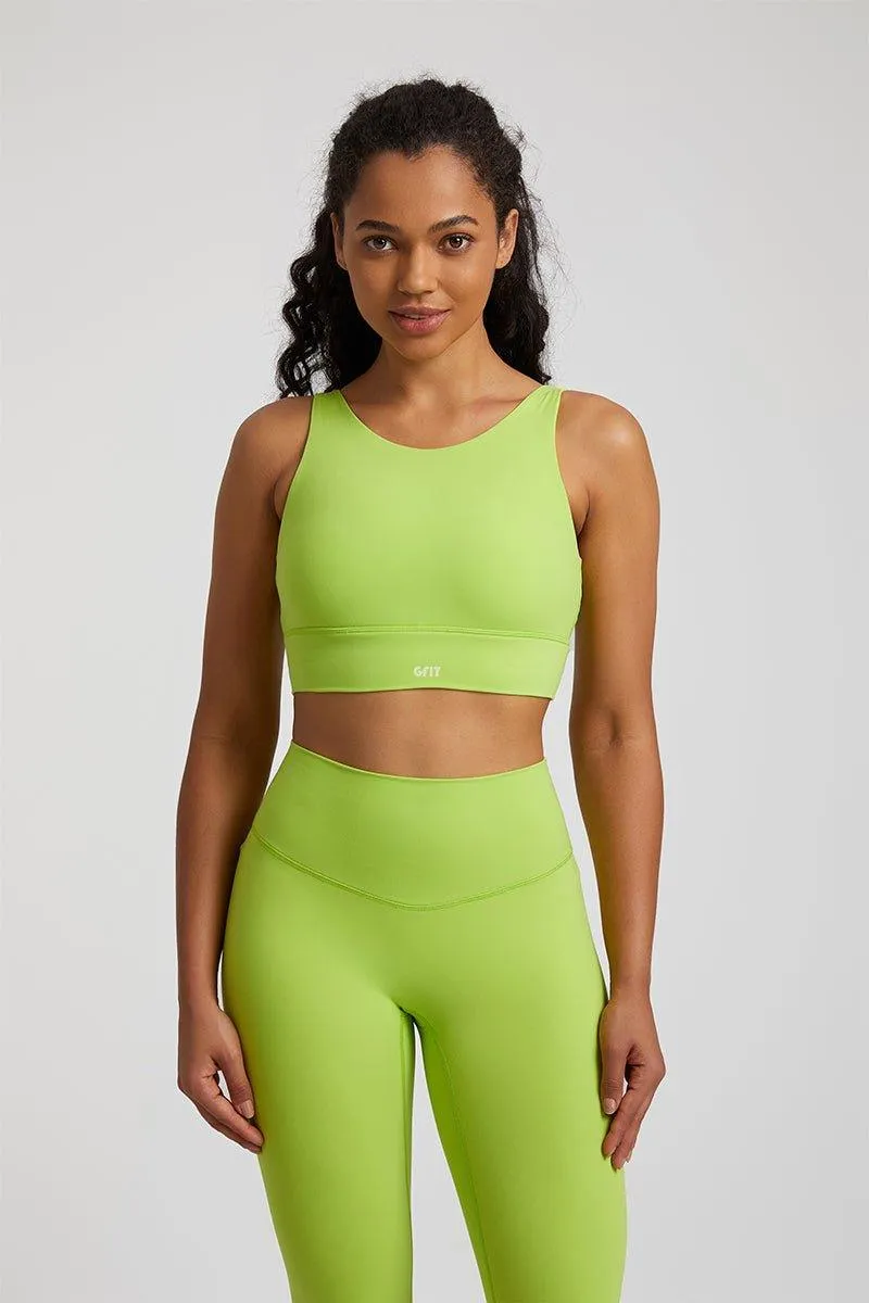 Women's High-Waist Leggings & Four-Strap Sports Bra Set - GFIT 2.0 Yoga Gear