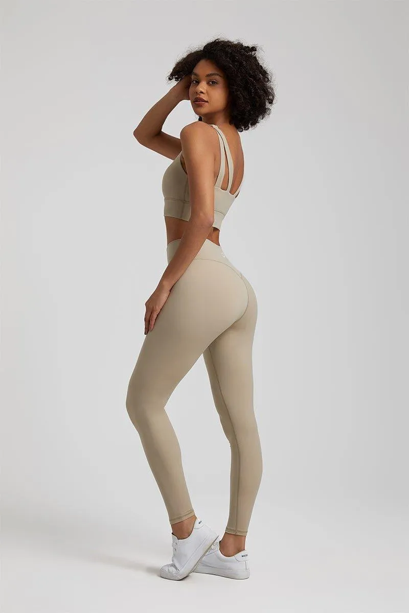 Women's High-Waist Leggings & Four-Strap Sports Bra Set - GFIT 2.0 Yoga Gear